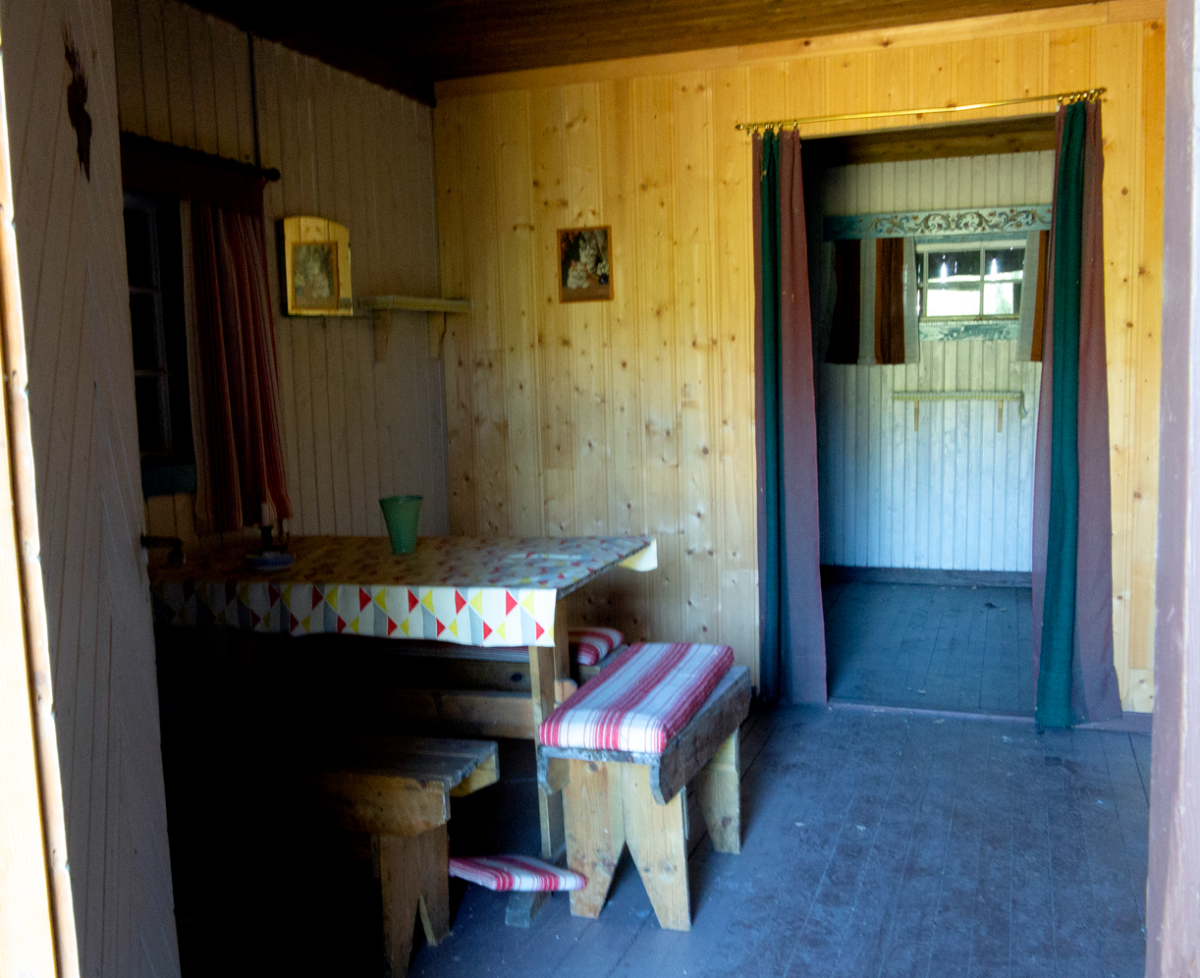 inside