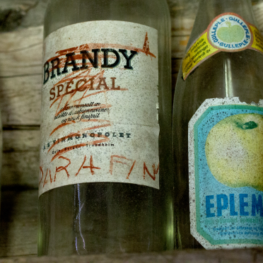 brandy! - eh, no, paraffin