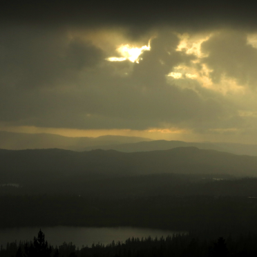 storm sunset