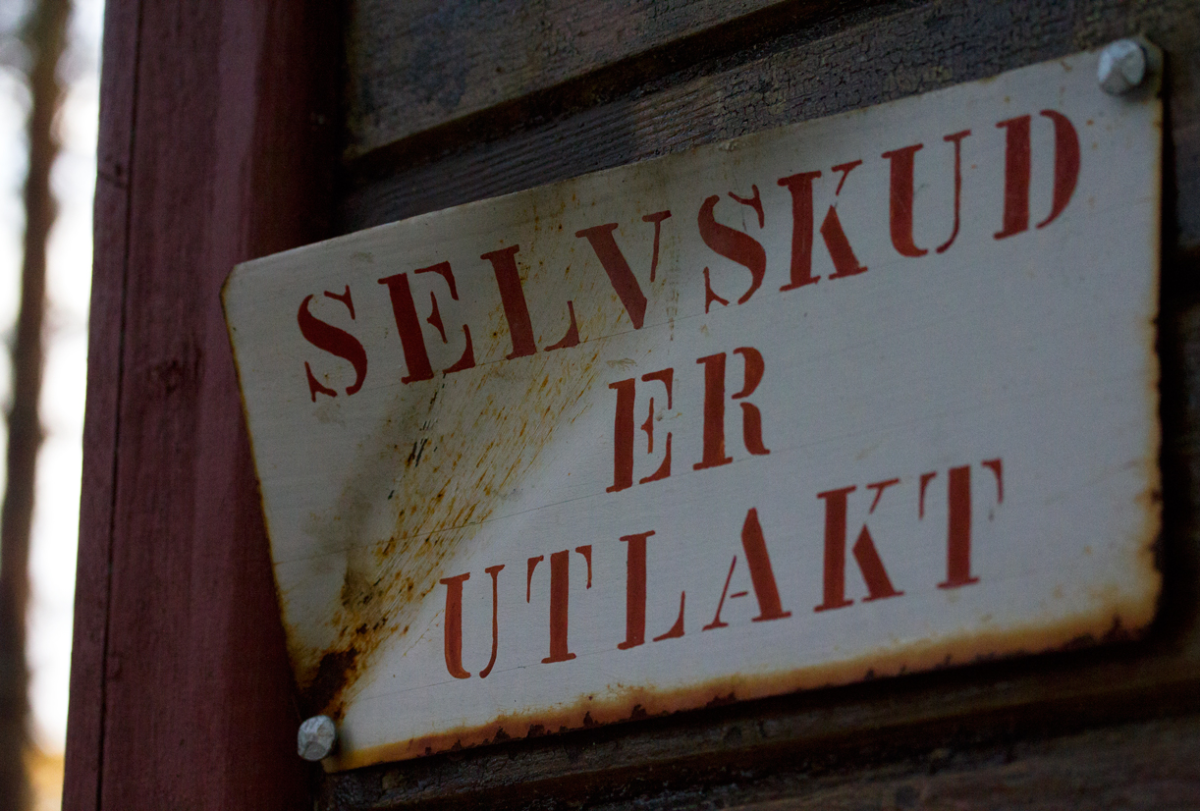 "selvskud er utlakt"
