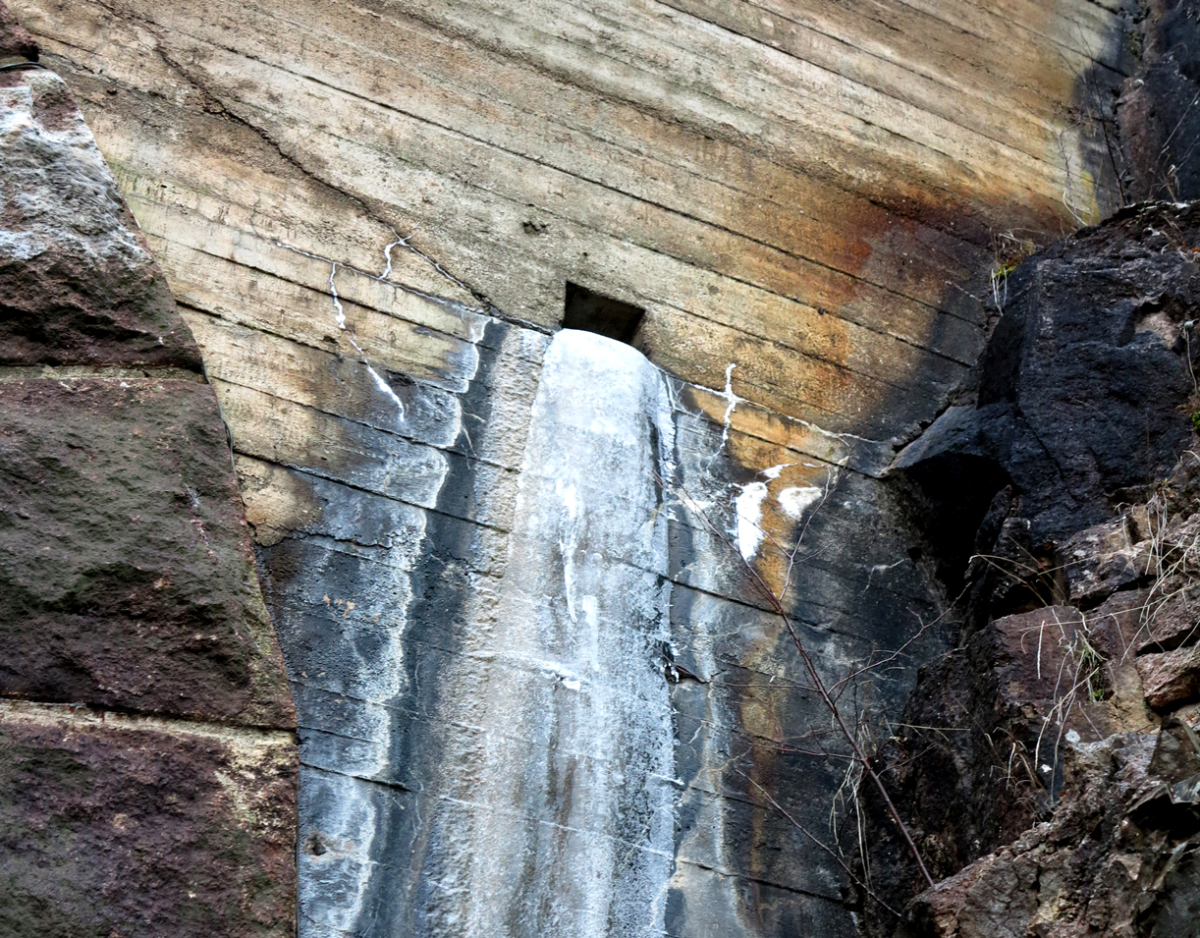 frost, silt, water and time