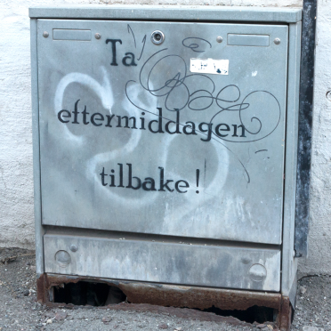ta ettermiddagen tilbake!