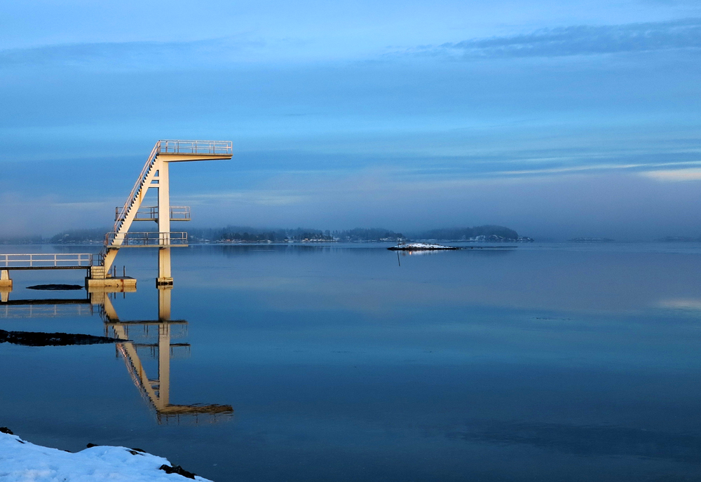 winter fjord