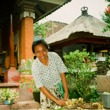 preparing a feast