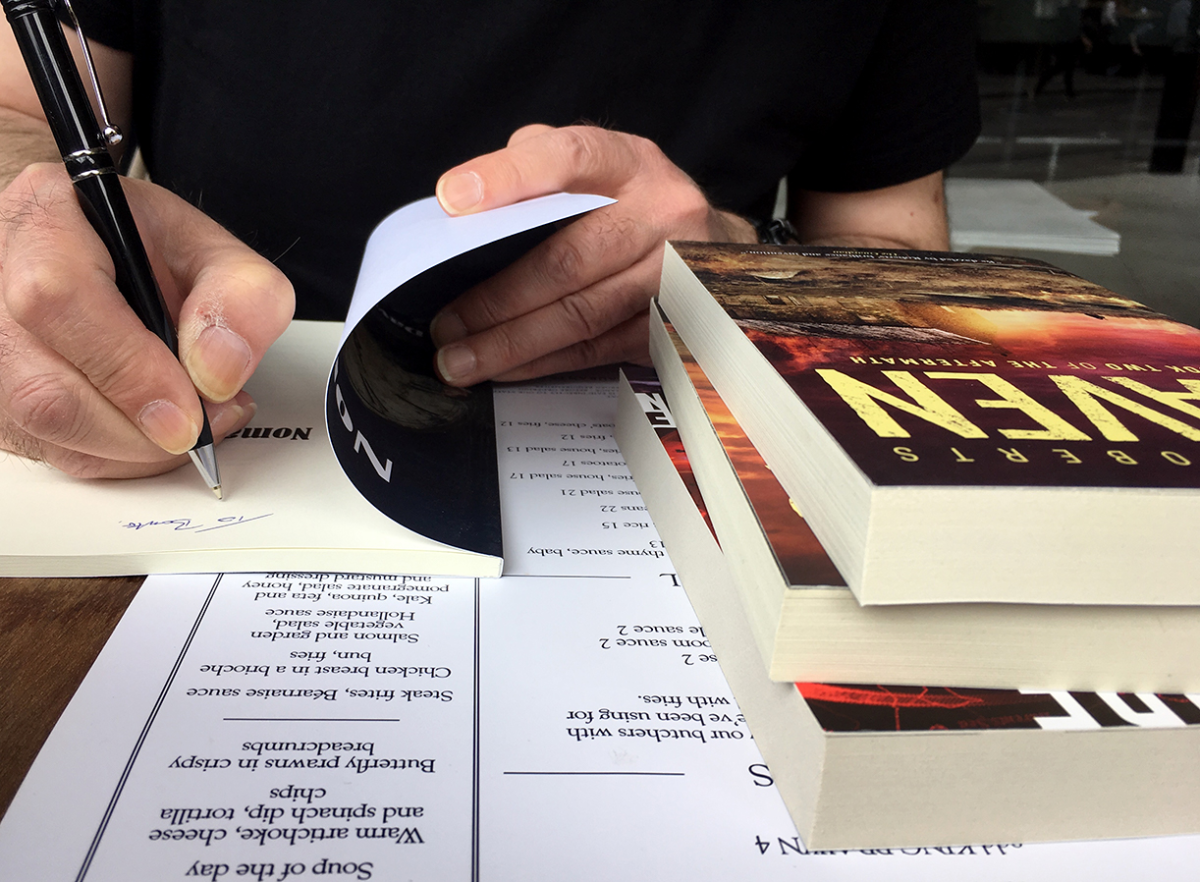 dave signing 