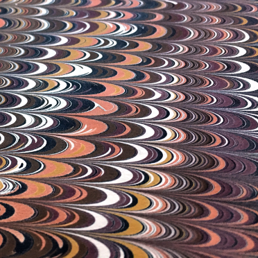 hand marbled paper