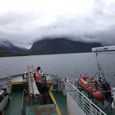 ferry, hjørundfjorden