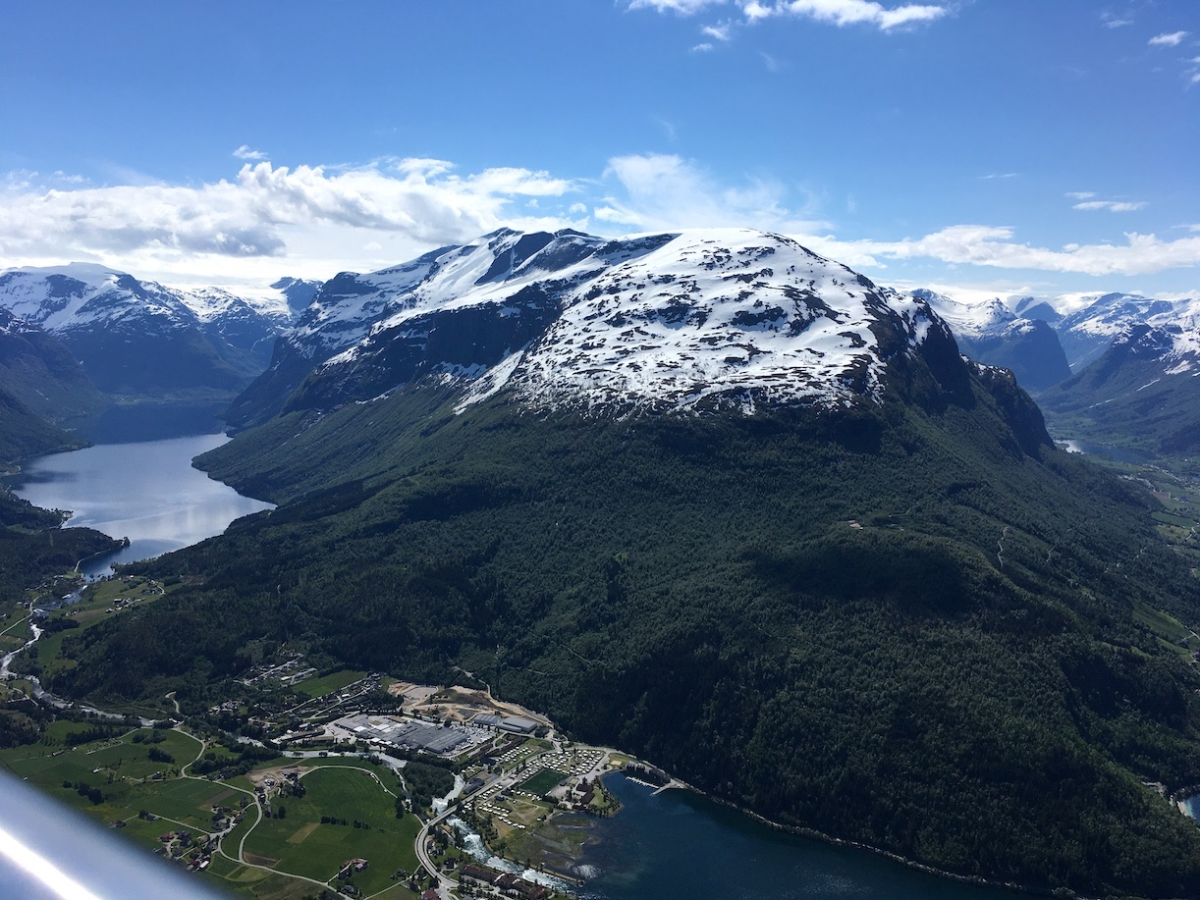 down there