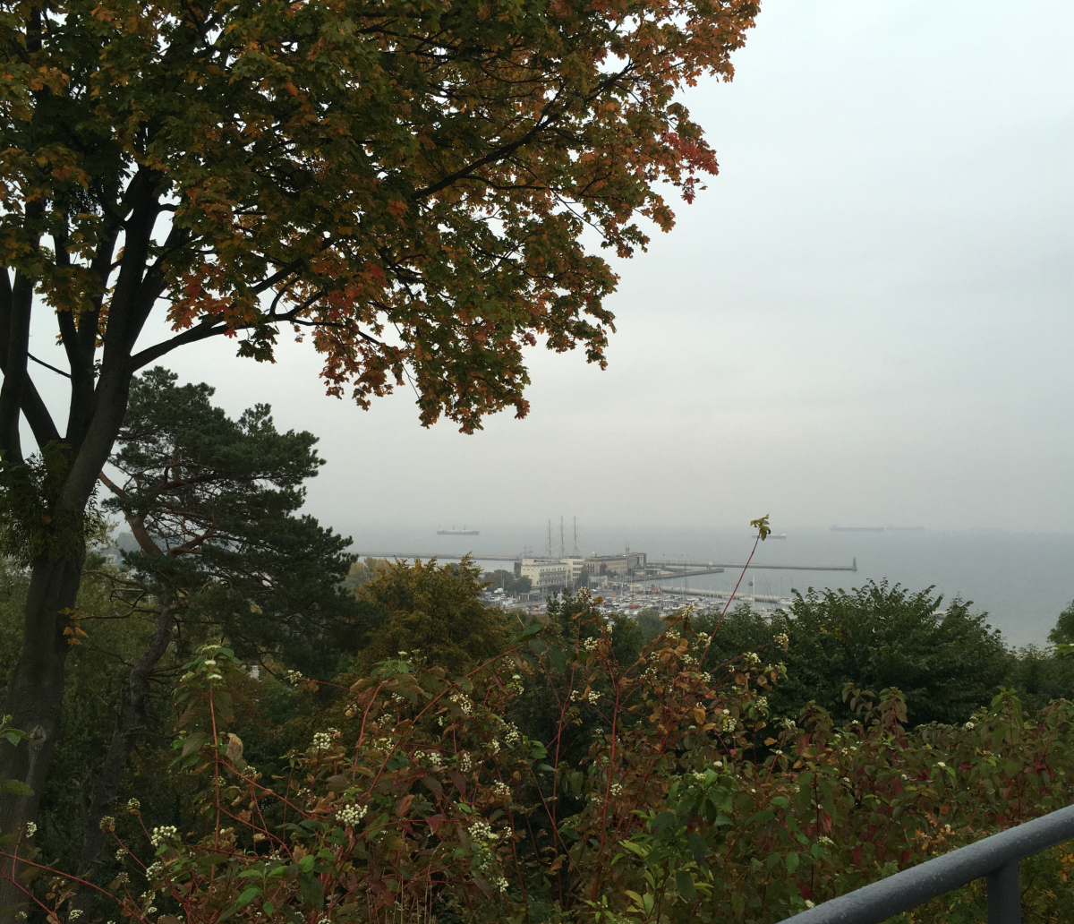 Gdynia in the rain