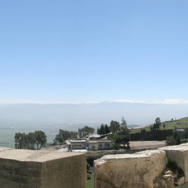 crac des chevaliers and the anti-lebanon mountains