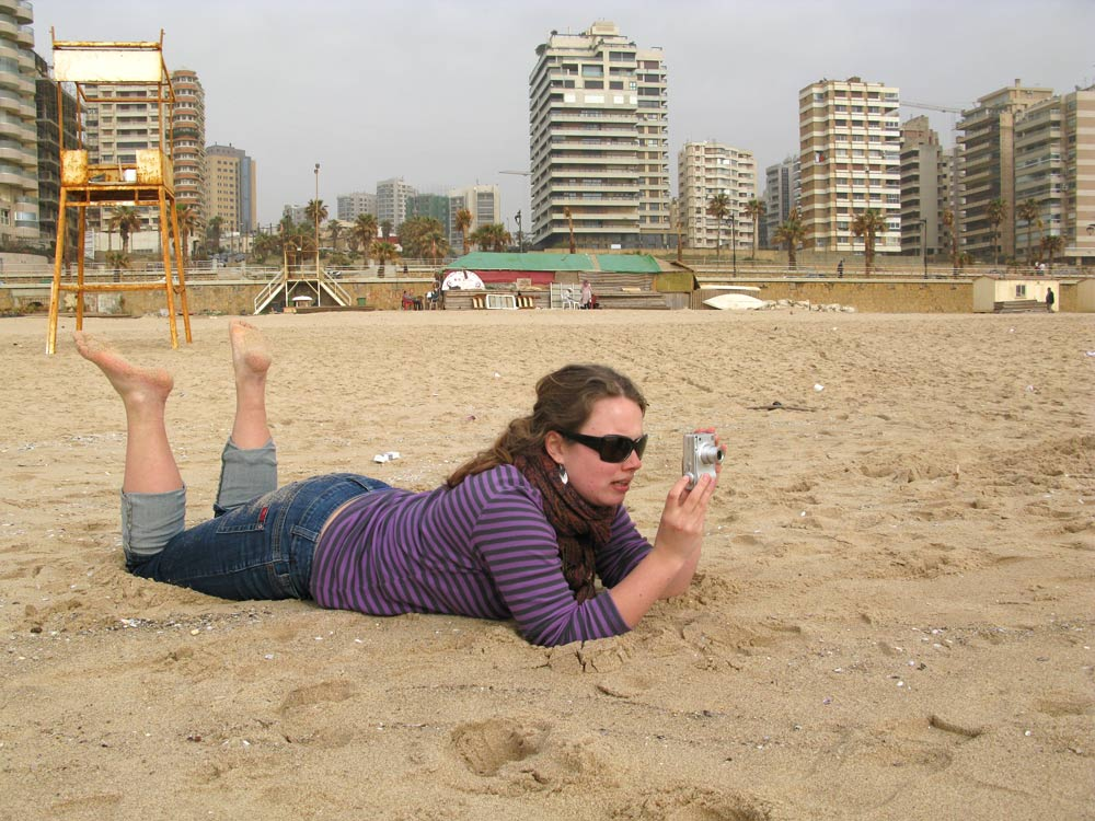 S on beirut beach