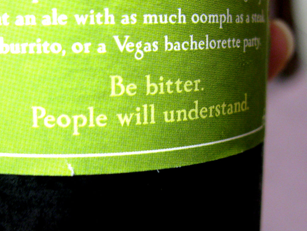 be bitter