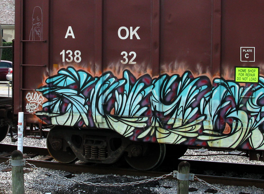 grafitti train