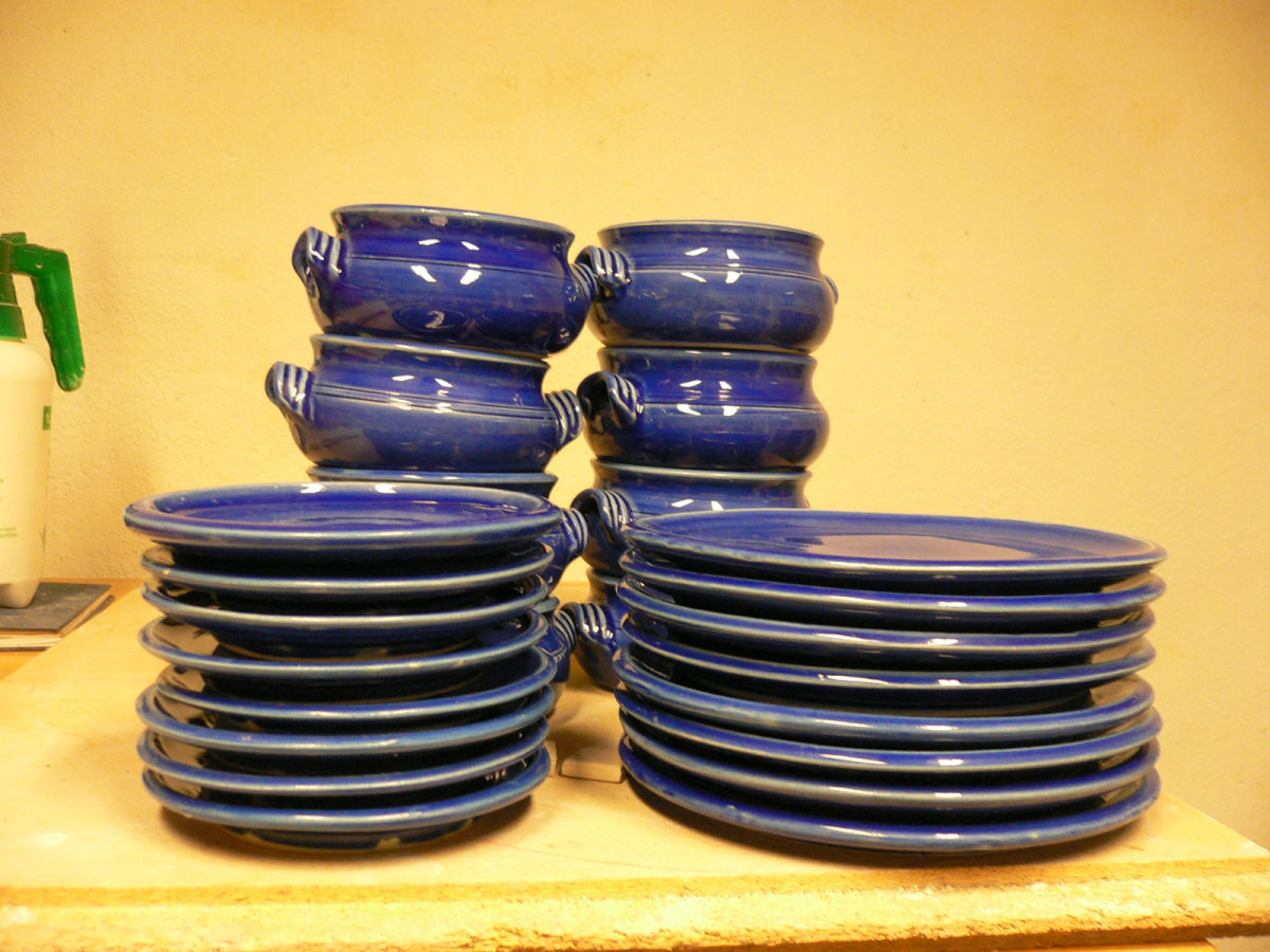 french soup & sideplates