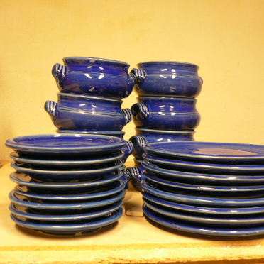 french soup & sideplates