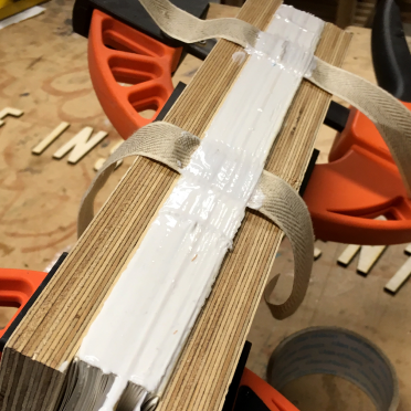 first glue back
