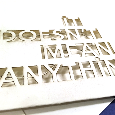 it doesn't mean anything