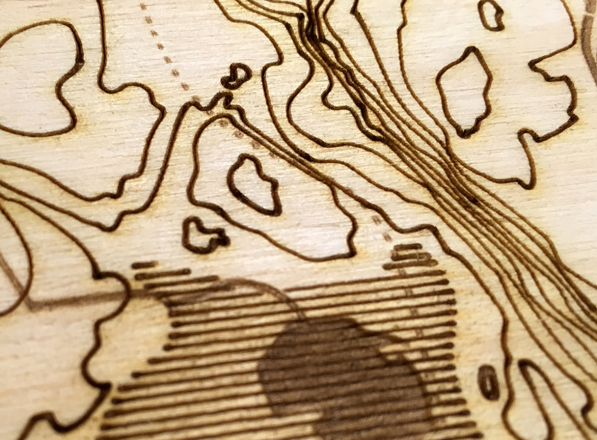 laser engrave and draw: three rounds