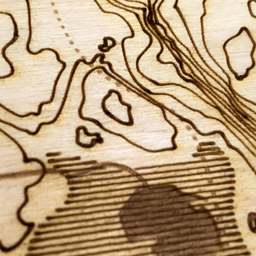 laser engrave and draw: three rounds
