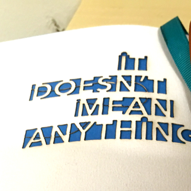 it doesn't mean anything