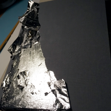 adding aluminium leaf