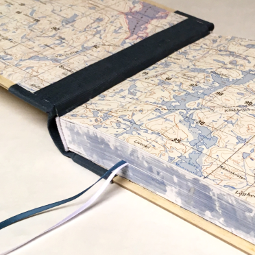 front paper, swirls book