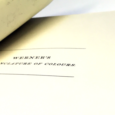 werner's nomenclature of colours I