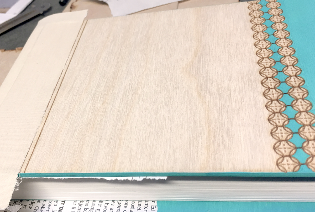 wood and turquoise 