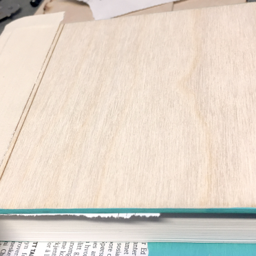 wood and turquoise 