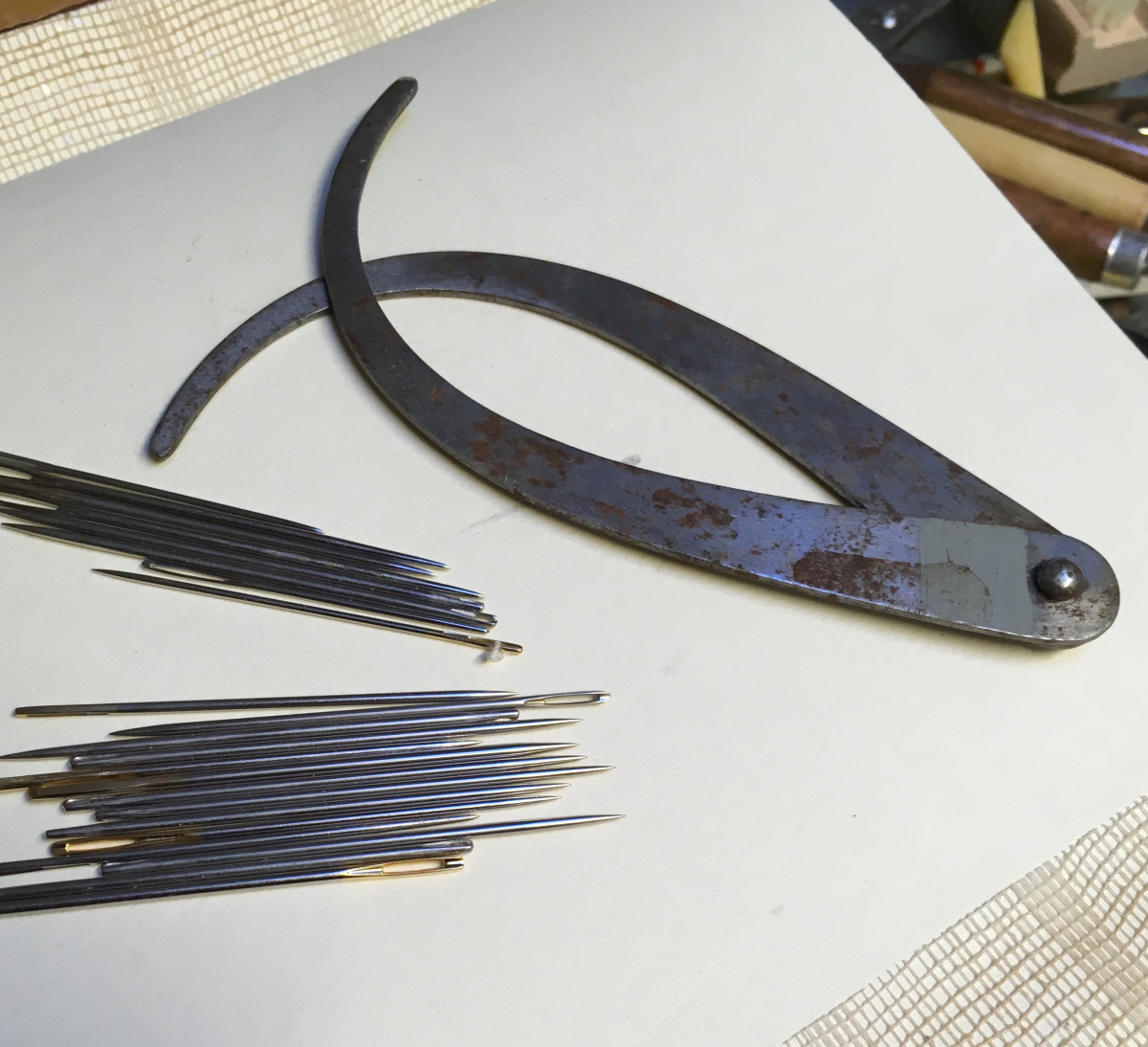 needles and callipers