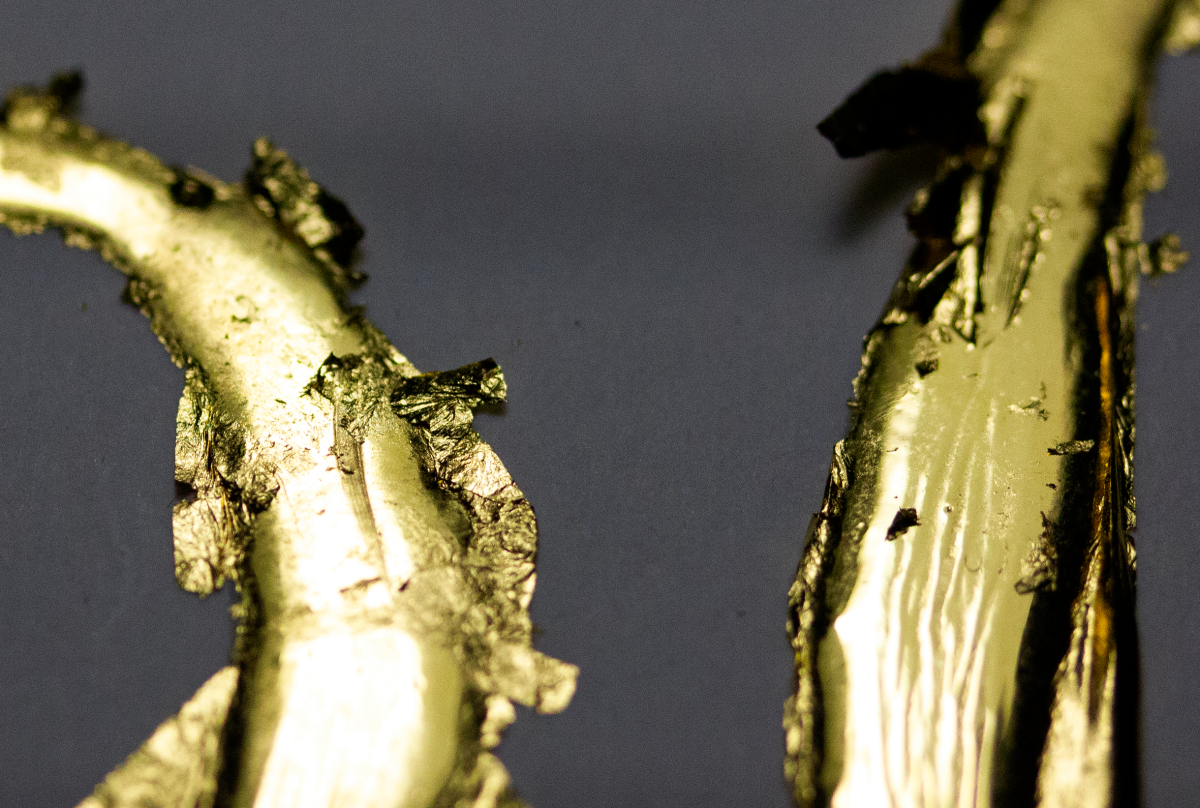 leafd gold letter
