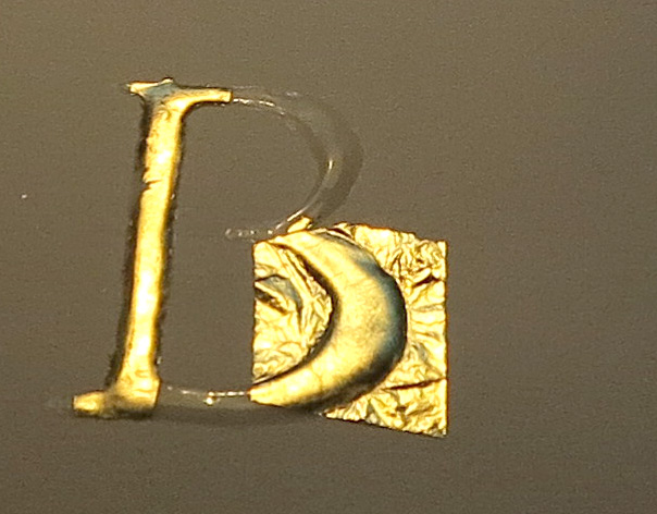 Gilding - laying on leaf gold