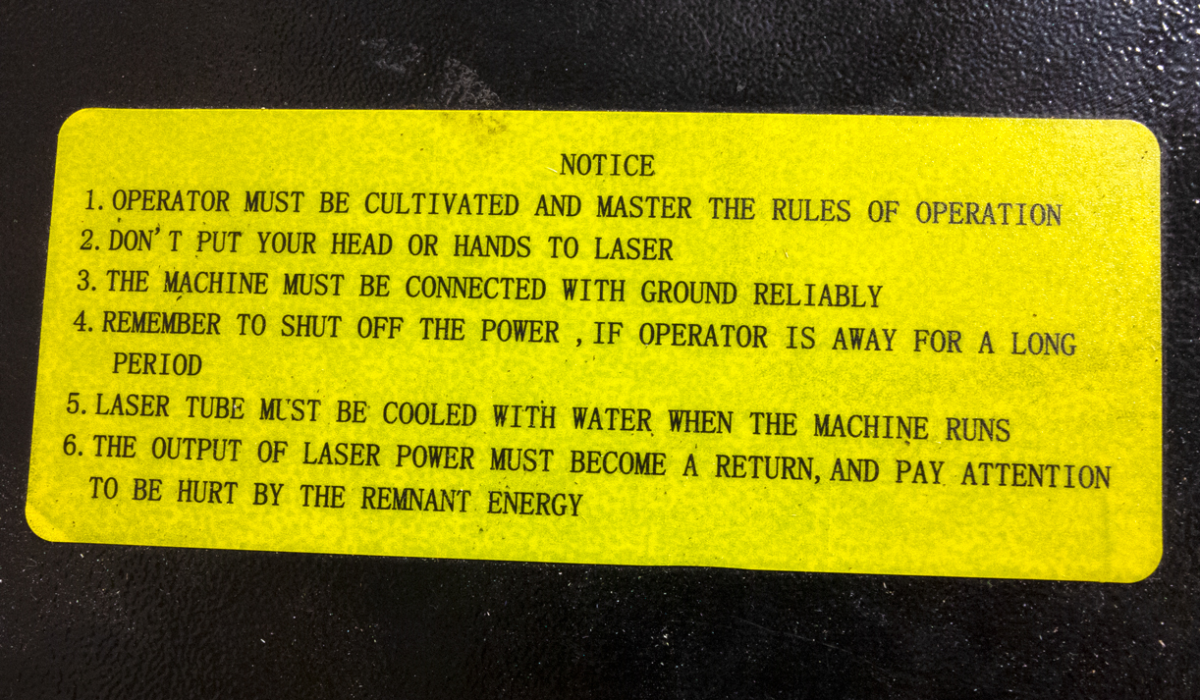 warning
