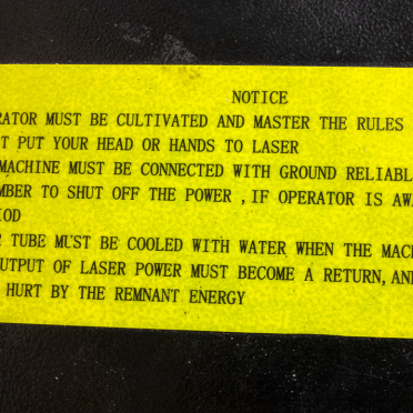 warning