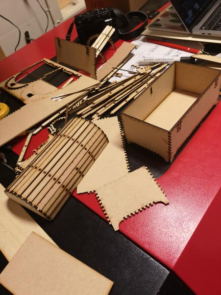 laser cutting mess