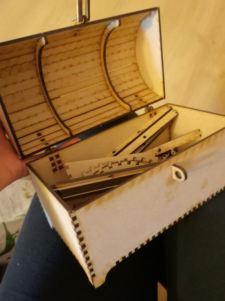 laser cut chest