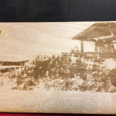 laser engraving photo