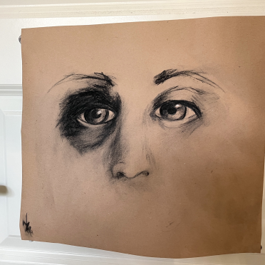 charcoal, chalk