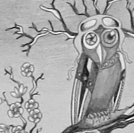 Mechanical owls: flight