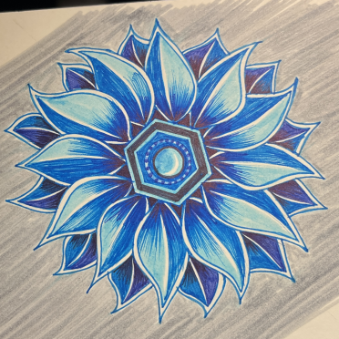 blue