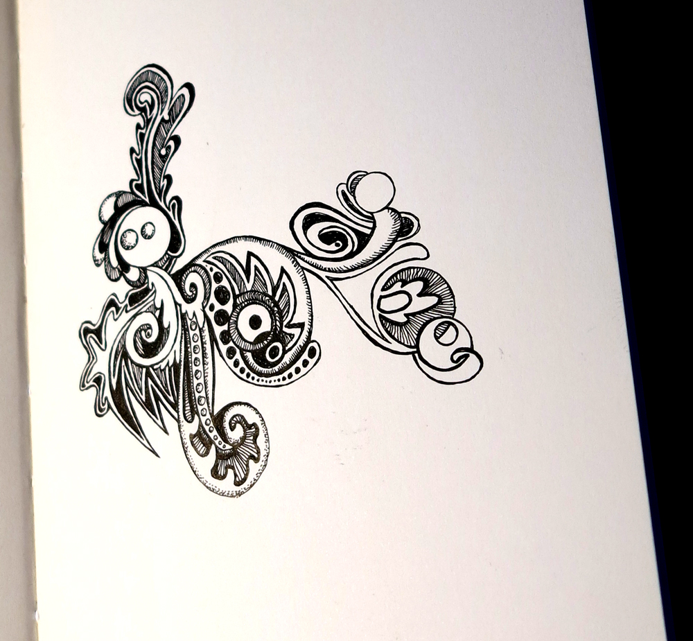 abstract scribbles