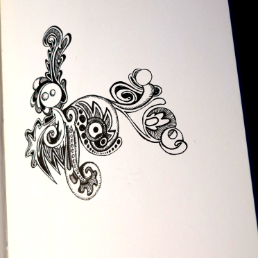 abstract scribbles