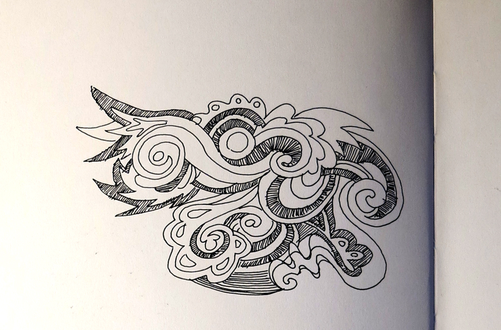 abstract scribbles