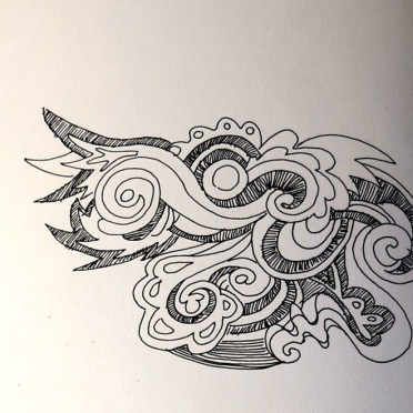 abstract scribbles