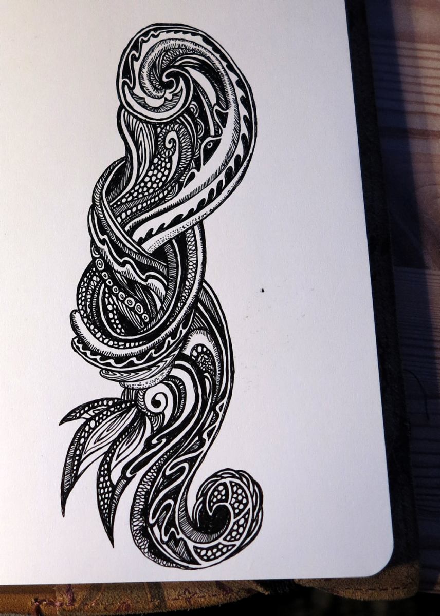 abstract scribbles