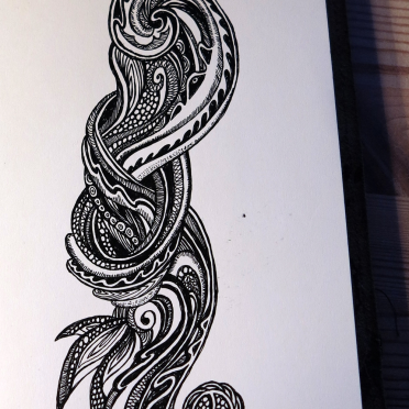 abstract scribbles