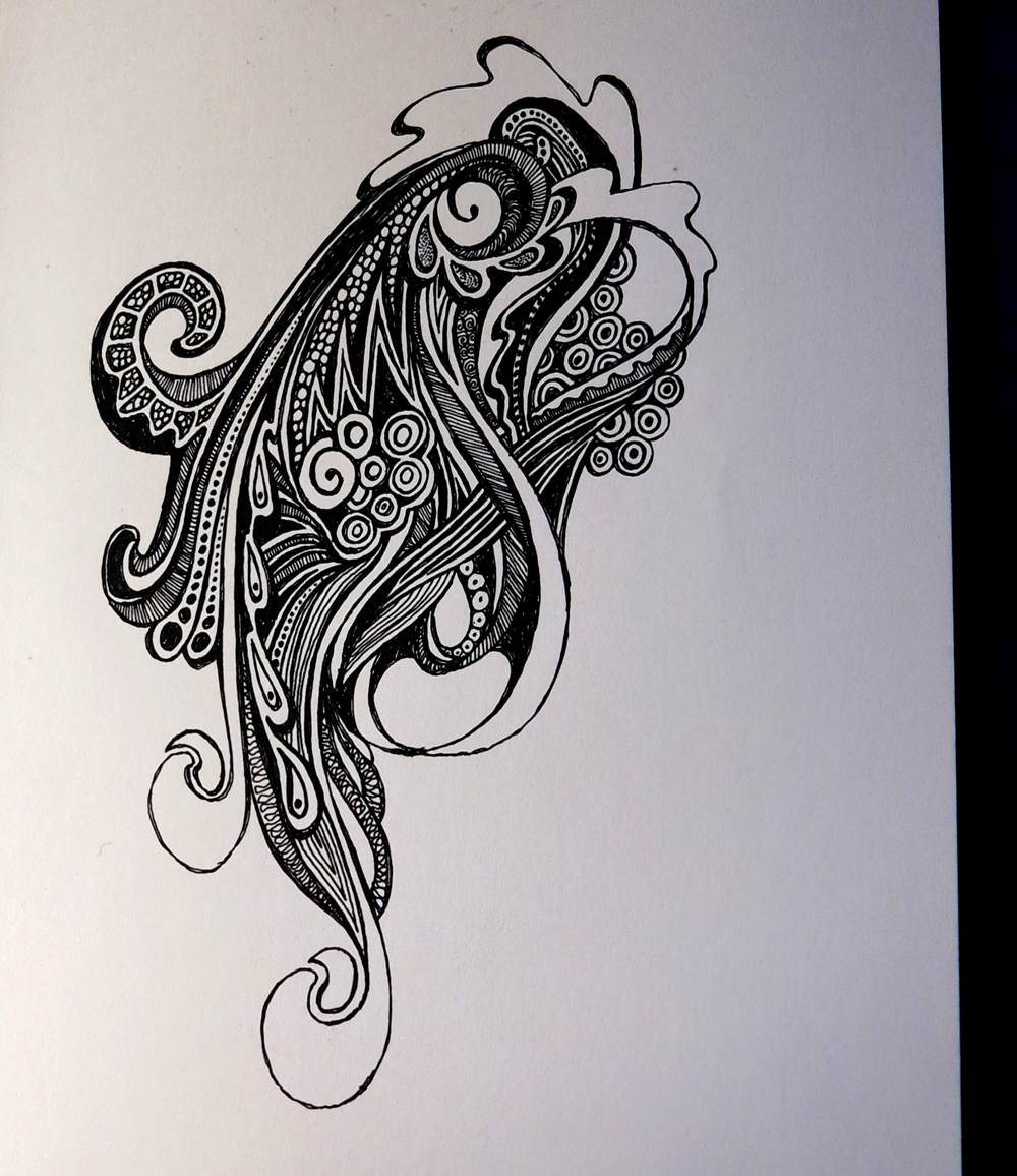 abstract scribbles