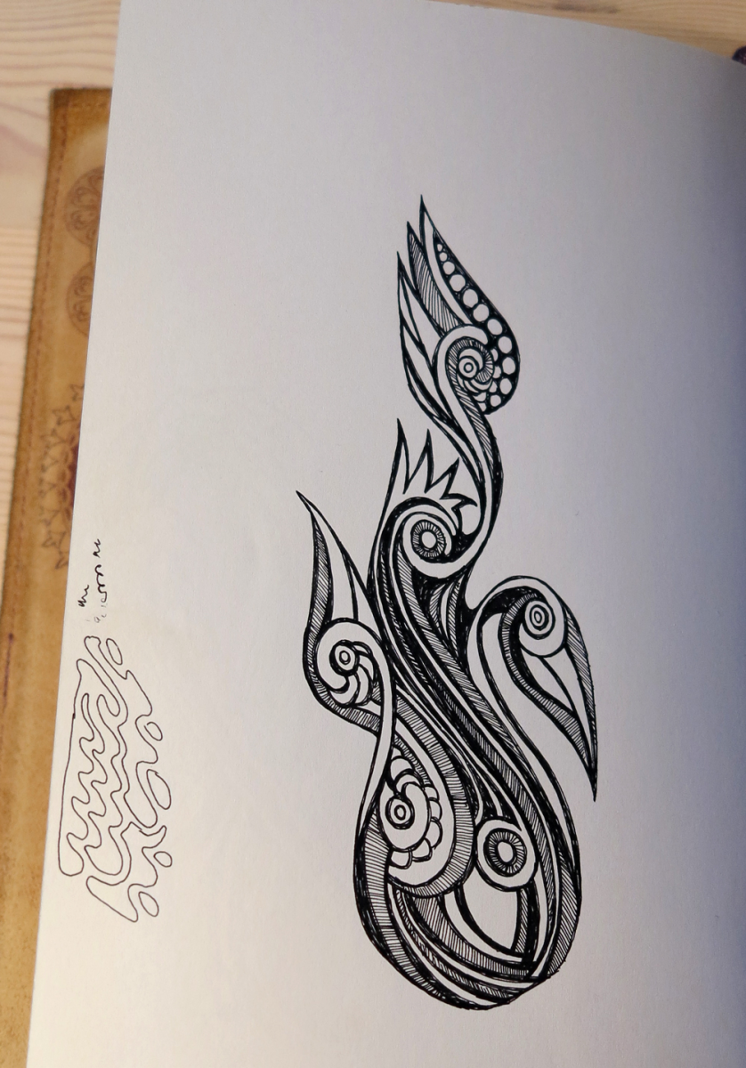 abstract scribbles
