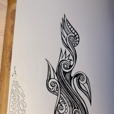 abstract scribbles